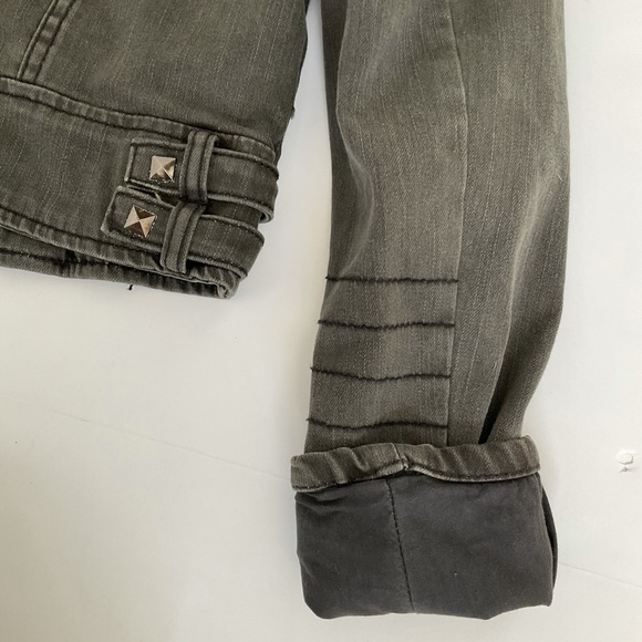 ITALIAN Denim Jacket w/ Studs - Picture 4 of 16